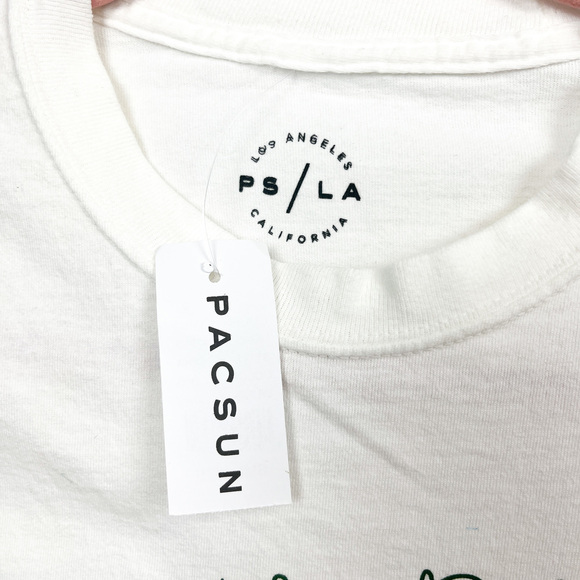 PS/LA Save the Planet NWT Short Sleeve White Tee - Picture 3 of 8